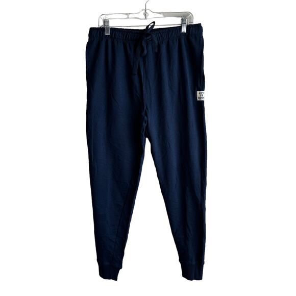 Life is Good Sleepwear Blue Joggers Sweatpants L - Picture 1 of 8